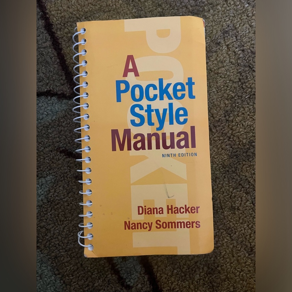 College text book for English comp